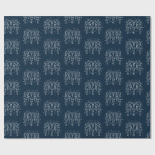 Twaalfde dag kerstcadeaupapier cadeaupapier