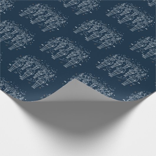 Twaalfde dag kerstcadeaupapier cadeaupapier (Hoek)