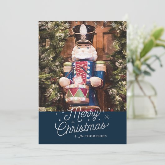 TWAALFDE DAG VAN KERST / Kerstfotokaart Feestdagenkaart (Staand voorkant)