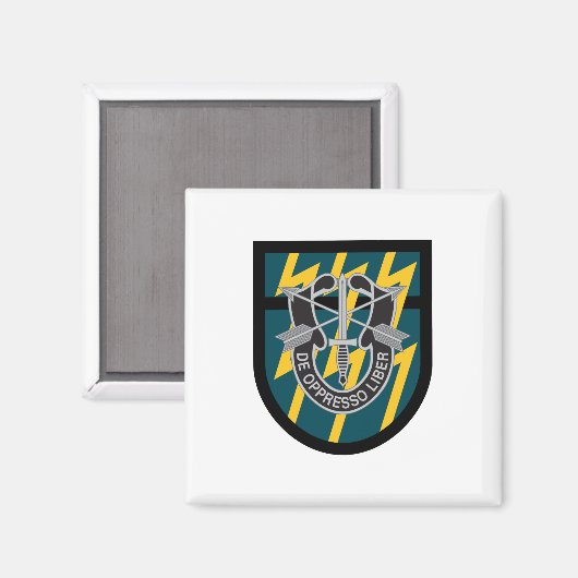 twaalfde groep speciale strijdkrachten (12e SFG) Magneet (Voorkant / Achterkant)