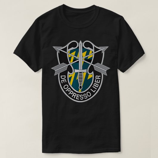 twaalfde groep speciale strijdkrachten (12e SFG) T-shirt (Design voorkant)
