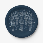 Twaalfde kerstdag 7-inch papieren Borden Papieren Bordje (Voorkant)