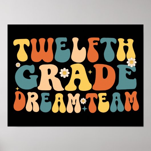 Twaalfde klas Dream Team Poster (Voorkant)