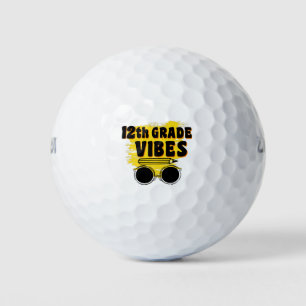 Twaalfde Klas Sfeer T-shirt Terug naar School Eers Golfballen