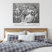 Twaalfde nacht 1794 canvas afdruk (Insitu (Slaapkamer))