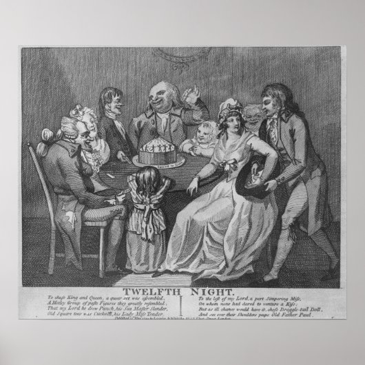Twaalfde nacht 1794 poster (Voorkant)
