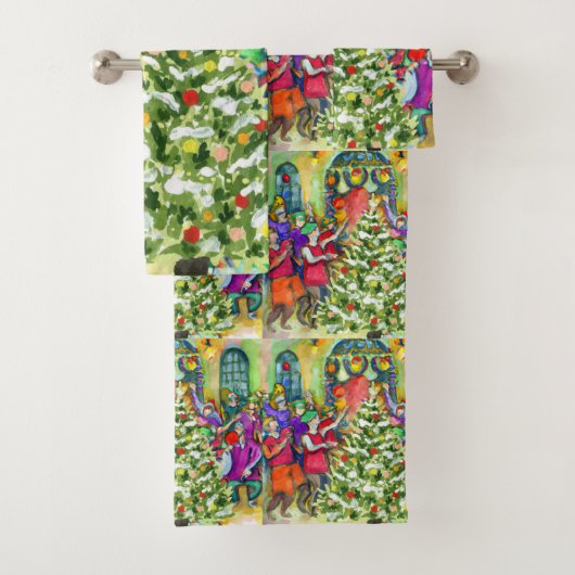 Twaalfde nacht bad handdoek (Insitu)