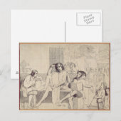 Twaalfde nacht, c.1850 briefkaart (Voorkant / Achterkant)