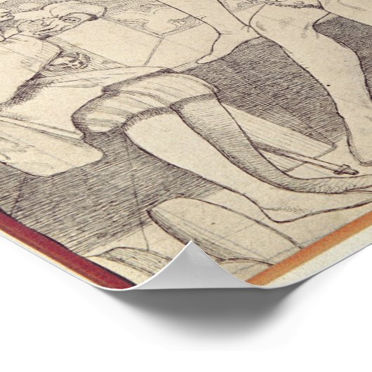 Twaalfde nacht, c.1850 poster (Hoek)