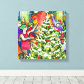 Twaalfde nacht canvas afdruk (Insitu (Houten vloer))