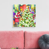 Twaalfde nacht canvas afdruk (Insitu (Woonkamer))