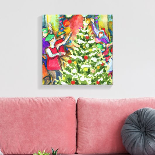 Twaalfde nacht canvas afdruk (Insitu (Woonkamer))