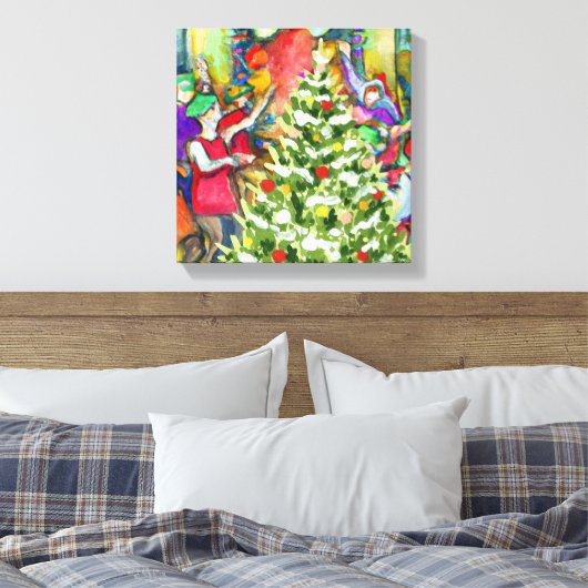 Twaalfde nacht canvas afdruk (Insitu (Slaapkamer))