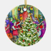 Twaalfde nacht keramisch ornament (Voorkant)