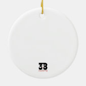 Twaalfde nacht keramisch ornament (Achterkant)