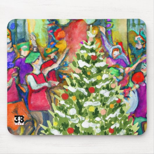 Twaalfde nacht muismat (Voorkant)