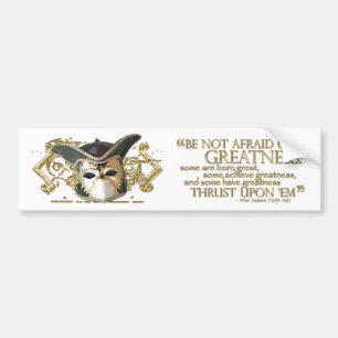 Twaalfde nachtelijke prijsopgave (Gold-versie) Bumpersticker