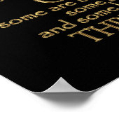 Twaalfde nachtelijke prijsopgave (Gold-versie) Poster (Hoek)