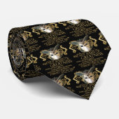 Twaalfde nachtelijke prijsopgave (Gold-versie) Stropdas (Opgerold)