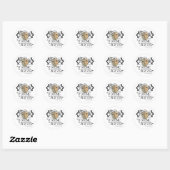 Twaalfde Night Music Quote Ronde Sticker (Vel)