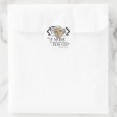 Twaalfde Night Music Quote Ronde Sticker (Tas)