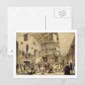 Twaalfde zondendagen in de Grote Hal, Haddon Hal Briefkaart (Voorkant / Achterkant)