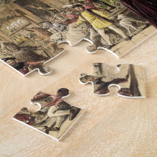 Twaalfde zondendagen in de Grote Hal, Haddon Hal Legpuzzel (Zijkant)