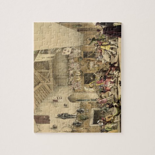 Twaalfde zondendagen in de Grote Hal, Haddon Hal Legpuzzel (Verticaal)