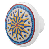 Twaalfpuntsster Pennsylvania Dutch Hex Sign Knop (Rechts)