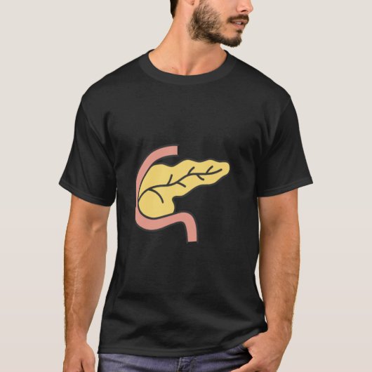 Twaalfvingerige darm dunne darm t-shirt (Voorkant)