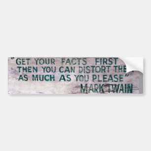 Twain-bumpersticker Bumpersticker