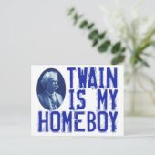 Twain is m'n huisjongen briefkaart (Staand voorkant)