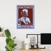 Twain - Patriotisme Poster (Thuiskantoor)