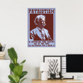 Twain - Patriotisme Poster (Thuiskantoor)