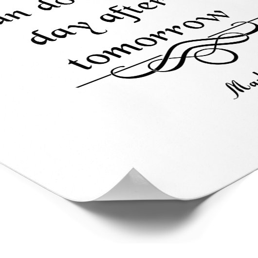 Twain-prijsopgave markeren, nooit uitgeschakeld poster (Hoek)