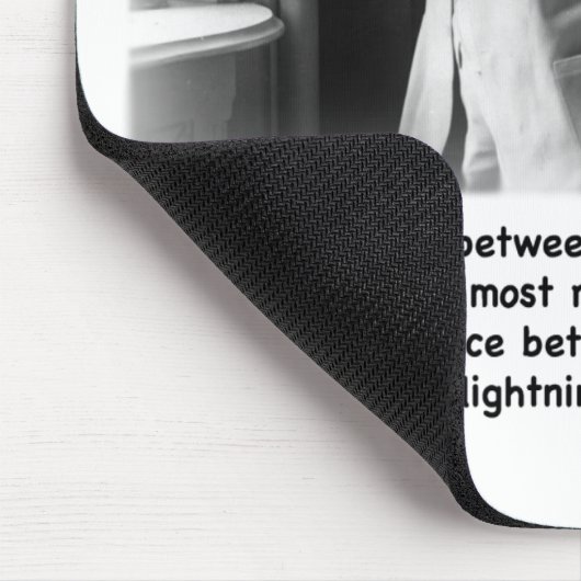 Twain's bliksem Mousepad Muismat (Hoek)