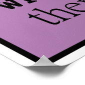 Twain's Read Good Books Quote Poster in Paars (Hoek)