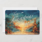 Twas Christmas in July Beach Holiday Kaart – 5x7 (Voorkant)