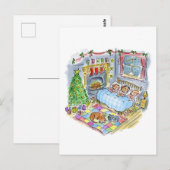 Twas de avond voor kerst briefkaart (Voorkant / Achterkant)