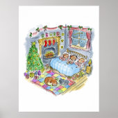 Twas de avond voor kerst poster (Voorkant)