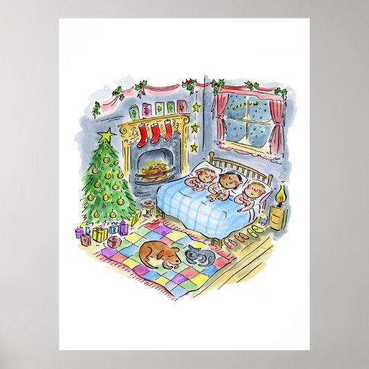 Twas de avond voor kerst poster (Voorkant)