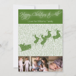 "Twas de avond voor Kerstmis" Fotokaart Feestdagenkaart