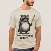 TWAS De Koolhydraten M'Lord Wasbeer | Middeleeuwse T-shirt (Voorkant)