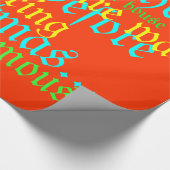 'TWAS DE NACHT VOOR CHRISTMAS WRAPPING PAPIER (Hoek)