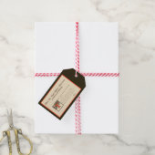 Twas de nacht voor kerstcadeau Label Cadeaulabel (Met Touw)