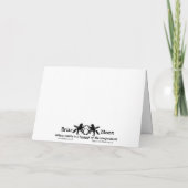 Twas de Nacht vóór Kerstkaart Feestdagen Kaart (Achterkant)