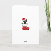 "Twas de Nacht vóór Kerstmis " Feestdagen Kaart (Achterkant)