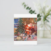 'Twas de Nacht vóór Kerstmis Feestdagenkaart (Staand voorkant)