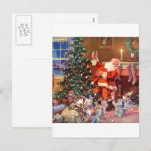 'Twas de Nacht vóór Kerstmis Feestdagenkaart (Voorkant / Achterkant)