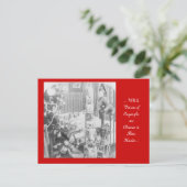 'Twas de Nacht vóór Kerstmis Feestdagenkaart (Staand voorkant)